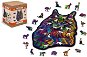 Wooden city Dřevěné puzzle Duhová divoká kočka 274 dílků eko - Puzzle