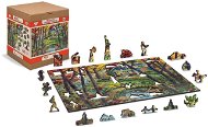 Wooden city Dřevěné puzzle Chata v lese 2v1, 400 dílků eko - Puzzle