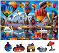 Wooden City Wooden Puzzle Quiet travel 2-in-1, 150 pieces Eco - Jigsaw Puzzle