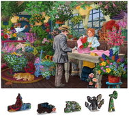 Wooden City Wooden Puzzle Florist 2-in-1, 200 pieces Eco - Jigsaw Puzzle