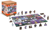 Wooden city Dřevěné puzzle Levandulová Francie 2v1, 300 dílků eko - Puzzle