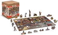 Wooden city Wooden puzzle In the toy shop 2in1, 400 pieces eco - Jigsaw Puzzle