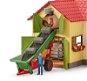 Schleich Agricultural Hay Conveyor with Farmer - Figure and Accessory Set