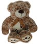 Medveď s mašľou hnedý – 28 cm - Plyšová hračka