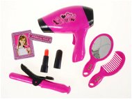 Hairdressing set with hair dryer, 27x37x5,5cm, B/C - Toy Appliance