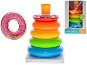 Pyramid 20cm 5 Rings/Rattle 12m+ in Box - Sort and Stack Tower