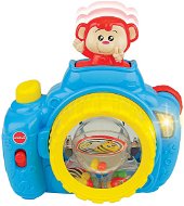 Camera 17,2x16,6x8,2cm battery operated with light, sound and pop-up monkey 9m+ - Children's Camera