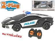 R/C, auto USA policajné, 15,5 cm, 2-Play, na batérie, 27 MHz, plná funkcia, v škatuľke - RC auto