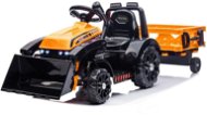 Electric Tractor Farmer with scoop and drag, orange - Children's Electric Tractor