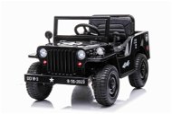Elektrické autíčko USA ARMY Jednomiestne 12 V, čierne - Elektrické auto pre deti