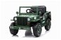 Children's Electric Car USA ARMY Single-seater 12V, Green - Children's Electric Car