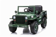 Elektrické autíčko USA ARMY Jednomiestne 12 V, zelené - Elektrické auto pre deti