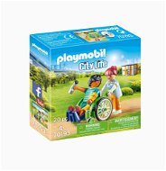 Playmobil 70193 Pacient na invalidnom vozíku - Figúrka