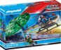 Playmobil 70569 Police Helicopter: Chase the Parachute - Building Set