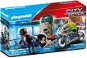 Playmobil 70572 Police Motorcycle: Chasing the Robber - Building Set
