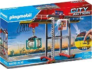 Playmobil 70770 Cargo Crane with Container - Building Set