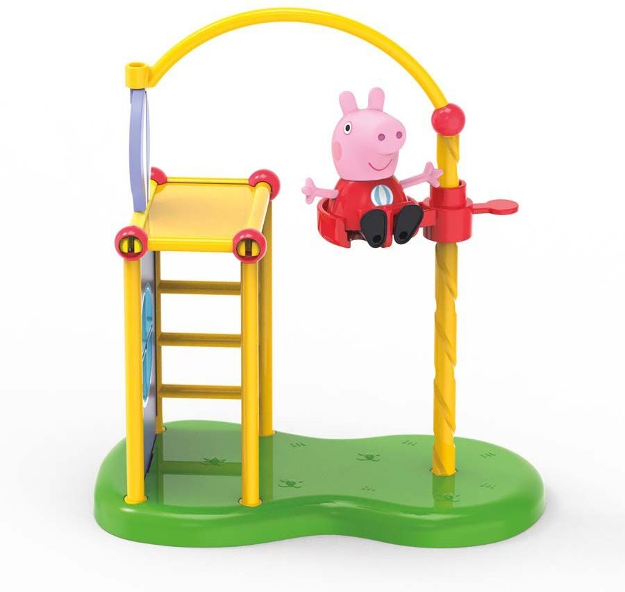 Peppa pig swing sales and slide set