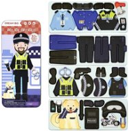 MierEdu Cestovní magnetický set - policista - Vzdělávací hračka