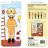 MierEdu Cestovní magnetický set - hasič - Vzdělávací hračka