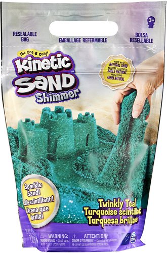 Kinetic Sand Pack of Shimmering Blue-Green Sand 0,9 kg - Kinetic