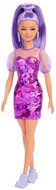 Barbie Model - Bright Purple Dress - Doll