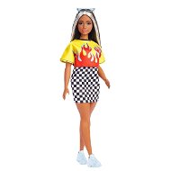 Barbie Model - Fire Shirt And Plaid Skirt - Doll