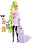 Barbie Extra - Neonzöld haj - Játékbaba