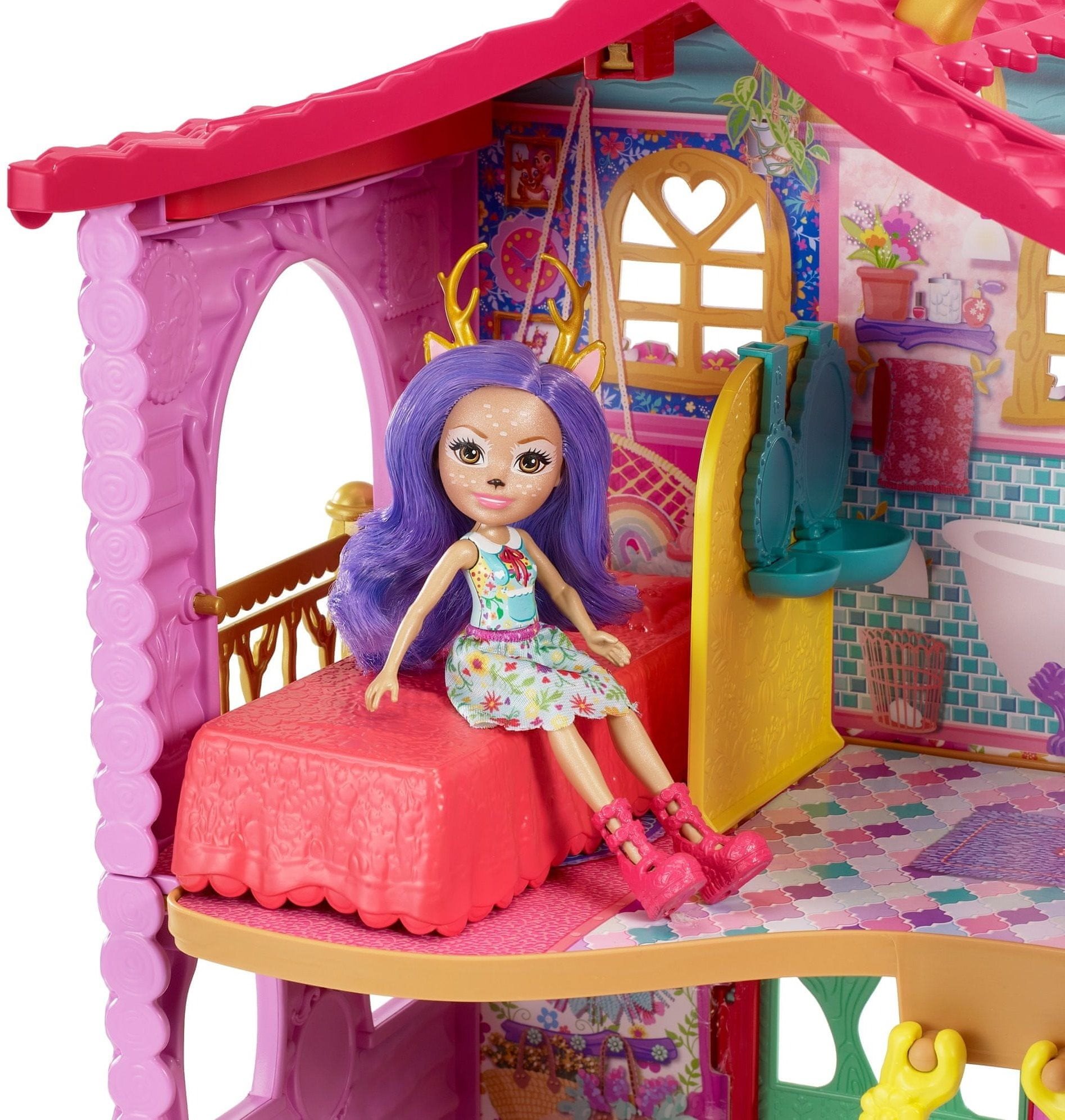 Enchantimals deer 2024 house playset