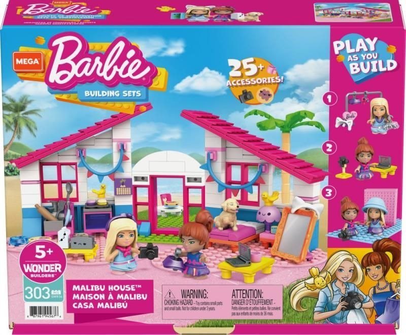 Mega bloks 2024 barbie house