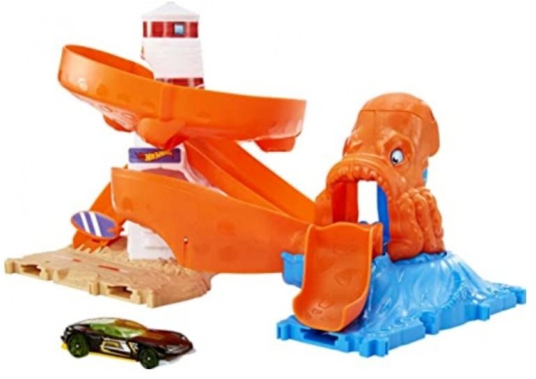 Ośmiornica Hot Wheels Fnp61 Toy Car Hot Wheels Batalla Contra El