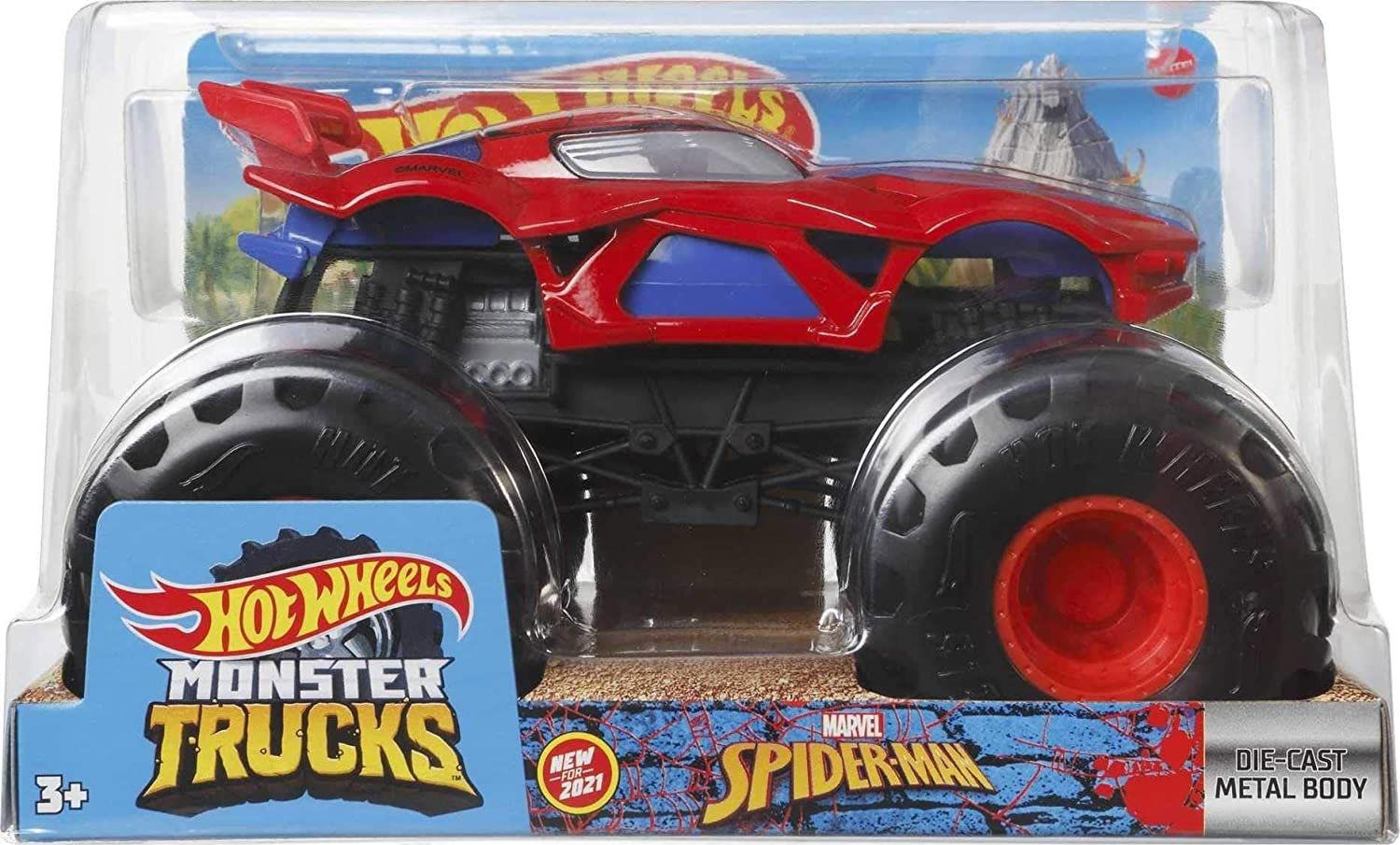 Trucks for store kids with spiderman