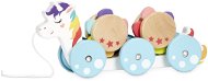 Little Tikes Wooden Critters Wooden Pull Toys - Unicorn - Push and Pull Toy