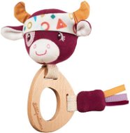 Lilliputiens - wooden teether - cow Rosalie - Baby Teether