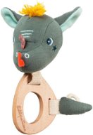 Lilliputiens - wooden teether with rattle - Joe the dragon - Baby Teether