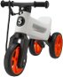 Teddies Scooter FUNNY WHEELS Rider SuperSport weiß/orange 2in1 + Tragegurt - Laufrad