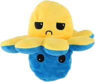 Teddies Chobotnica obojstranná  žlto-modrá - Plyšová hračka