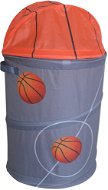 Játéktároló kosár - kosárlabda 35x35x60 cm - Tároló doboz