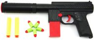 Teddies Pistol for foam bullets 2pcs + cap 5pcs - Toy Gun