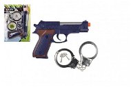 Teddies Police Pistol 23cm + handcuffs - Toy Gun