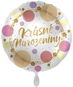 Balón foliový - krásné narozeniny - kulatý - 43cm - Balonky