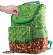 Pixie Crew school briefcase green-brown with small panel - Briefcase