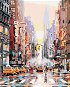 Malování podle čísel - Ulice v New Yorku a žluté taxíky (Richard Macneil) - Painting by Numbers