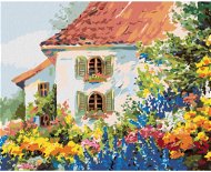Malování podle čísel - Dům v květinové zahradě - Painting by Numbers