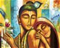Maľovanie podľa čísel - Budha so ženou - Maľovanie podľa čísel
