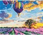 Malování podle čísel - Horkovzdušné balóny a levandule - Painting by Numbers