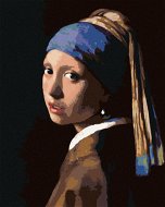 Malování podle čísel - Dívka s perlou (J. Vermeer) - Painting by Numbers