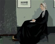 Malování podle čísel - Whistlerova matka (J. McNeill Whistler) - Painting by Numbers