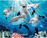 Maľovanie podľa čísel – Veselé delfíny (Howard Robinson) - Maľovanie podľa čísel