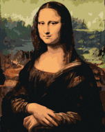 Painting by Numbers - Mona Lisa (Leonardo da Vinci), 80x100 cm, stretched canvas on frame - Painting by Numbers