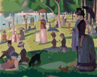 Painting by Numbers - Sunday Afternoon on the Island of Grande Jatte (G. Seurat), 40x50 cm, off canv - Painting by Numbers